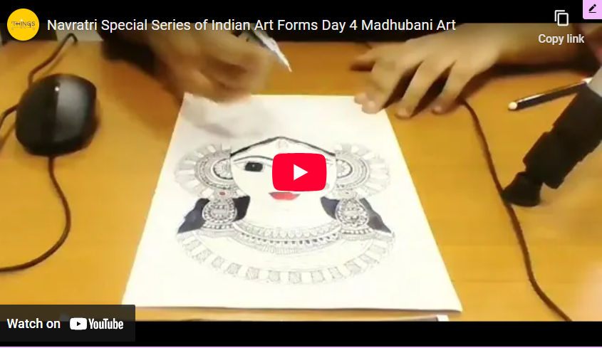 Navratri Special Series of Indian Art Forms Day 4 Madhubani Art
